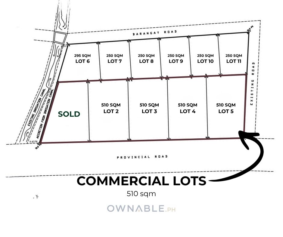 510 SQM Commercial Lot for Sale Along Tayug–San Quintin Provincial Road, Tayug, Pangasinan