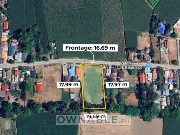 3,364 SQM Flat Lot for Sale Along Barangay Road in Lomboy, Villasis, Pangasinan